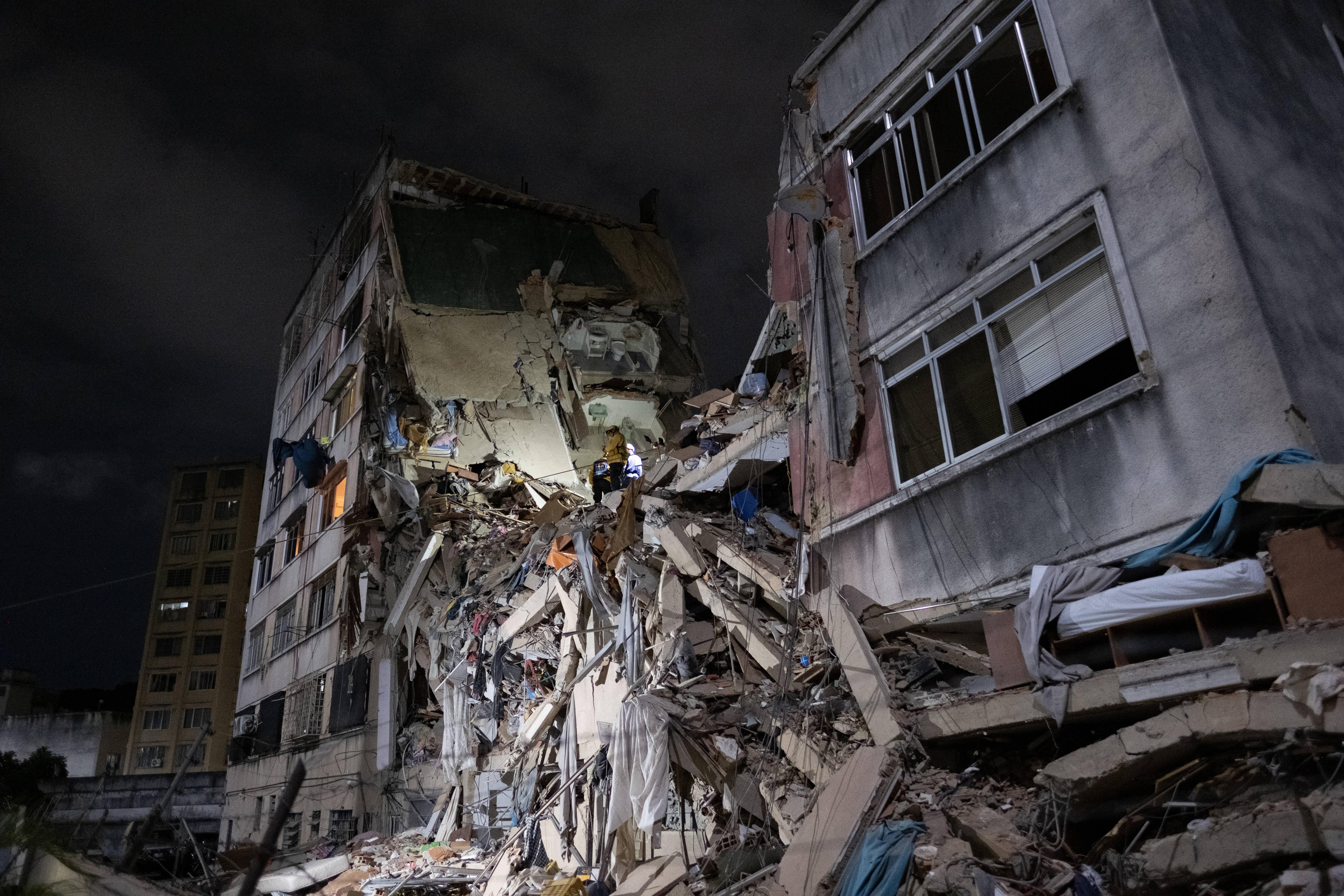 Vários edifícios destruídos na Venezuela, após sismos de 7.2 e 7.5 na escala de Richter - Foto: IMAGO