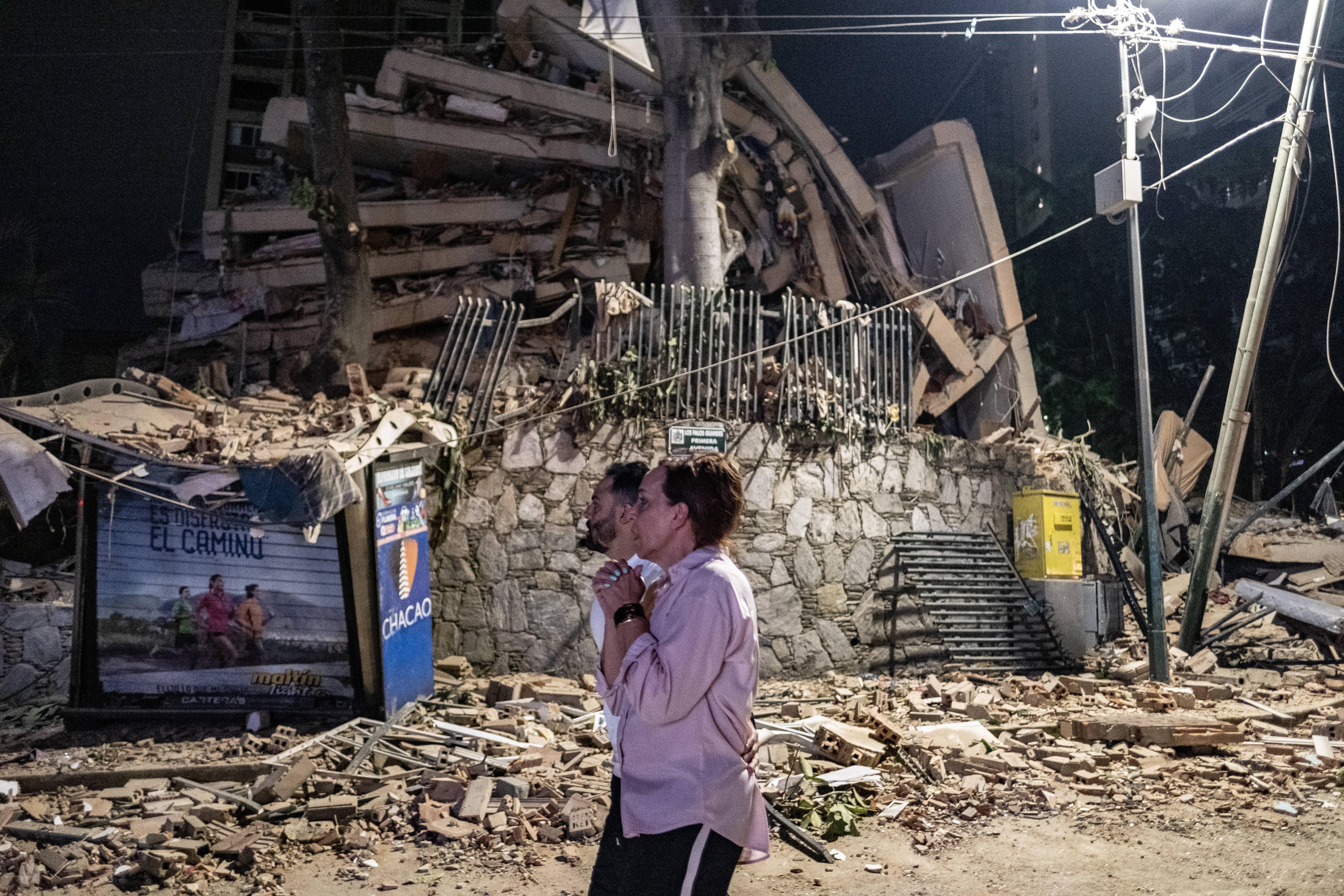 Vários edifícios destruídos na Venezuela, após sismos de 7.2 e 7.5 na escala de Richter - Foto: IMAGO