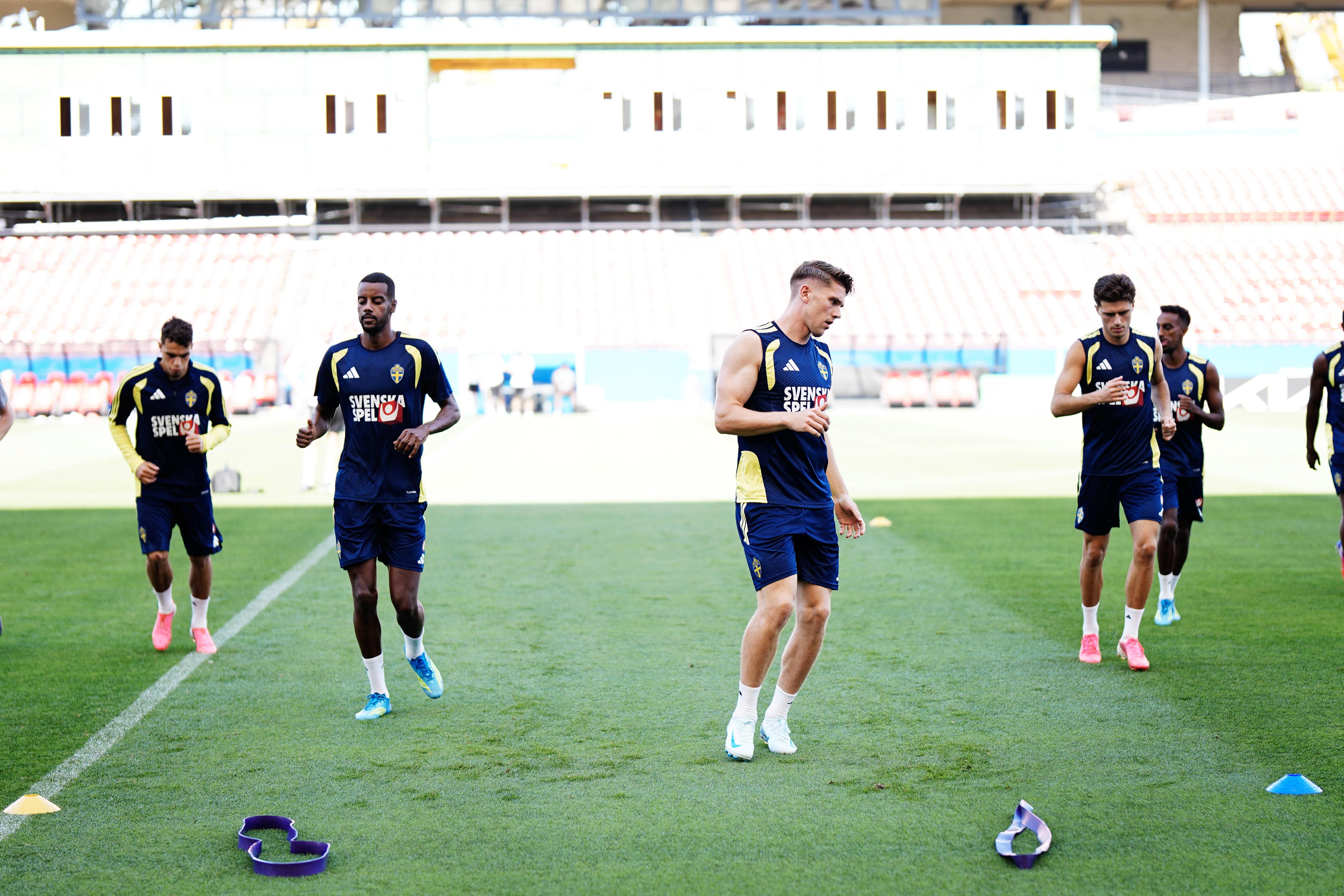 Gyokeres e companhia no Toyota Stadium, casa do Dallas FC e atual quartel general da Suécia no Mundial