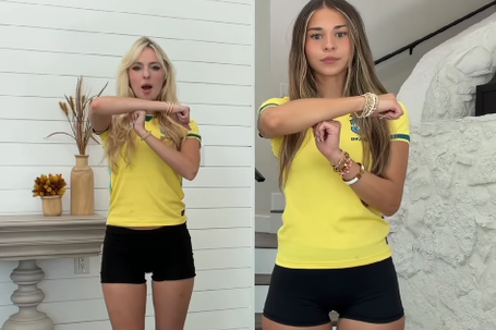 Vídeo: modelo da OnlyFans ensina a festejar os golos do Brasil