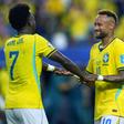 Vinícius Júnior e Neymar celebram (IMAGO)