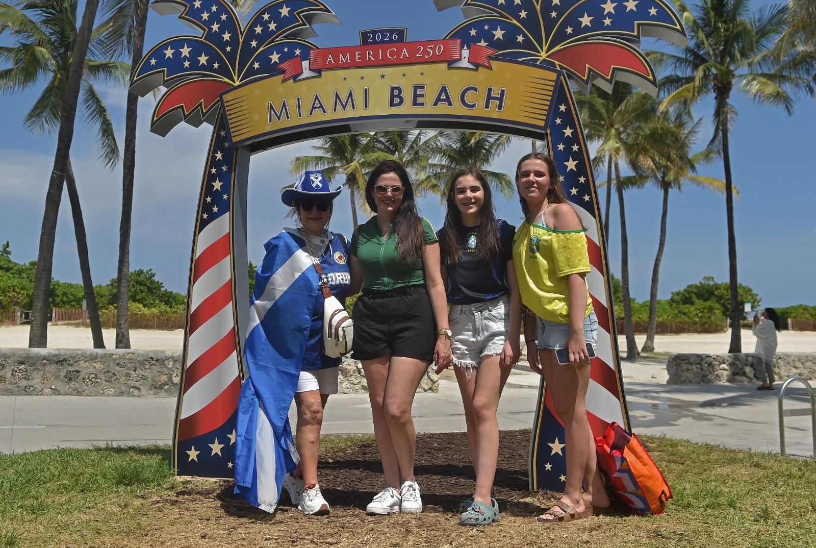 Miami Beach é o epicentro da festa do Mundial 2026 e aguarda a chegada dos adeptos portugueses - Foto: MIGUEL NUNES