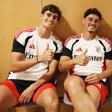 António Silva, Tiago Gouveia e Gabriel Índio no início da pré-época do Benfica Foto SL Benfica