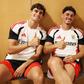 António Silva, Tiago Gouveia e Gabriel Índio no início da pré-época do Benfica Foto SL Benfica