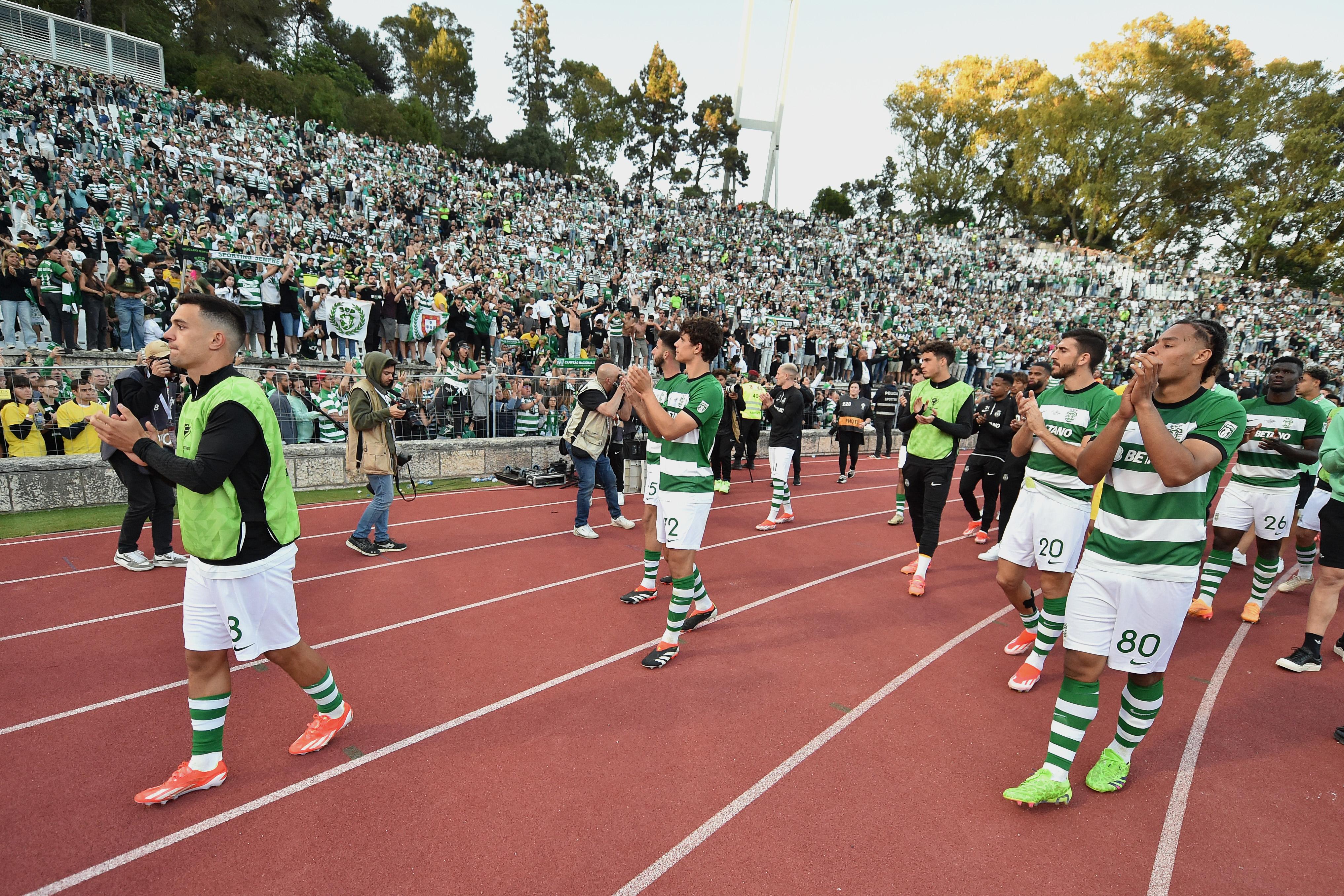 Koba Koindredi fez parte do plantel principal do Sporting na segunda metade de 2023/24 (Foto Miguel Nunes)