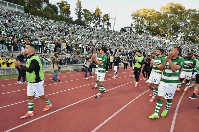 Koba Koindredi fez parte do plantel principal do Sporting na segunda metade de 2023/24 (Foto Miguel Nunes)