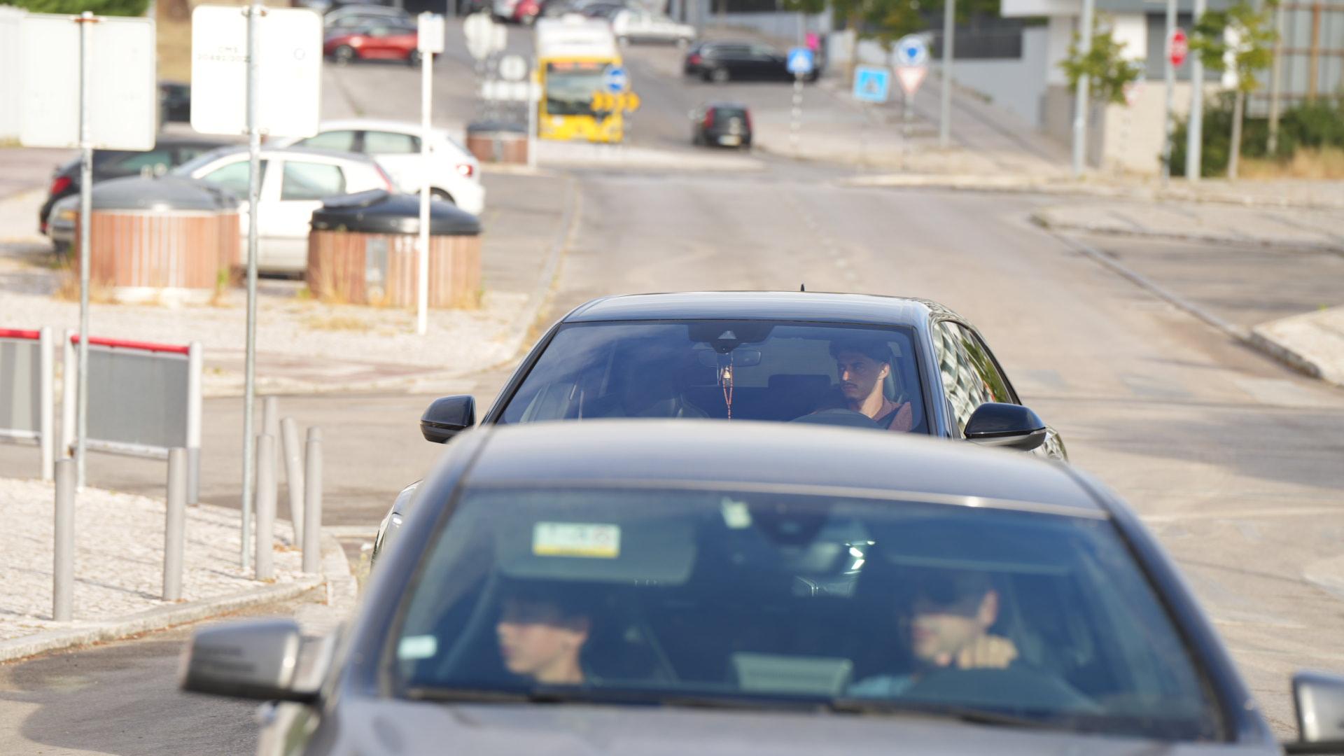 Chegada dos encarnados ao Seixal - Foto: Maycon Quiozini