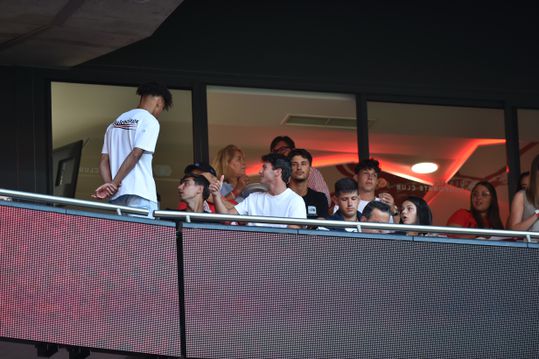 João Neves na Luz a ver o jogo entre Benfica e Brentford!