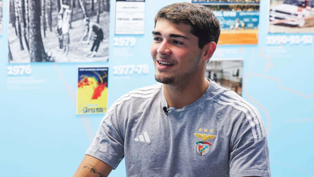 Diogo Ribeiro. Foto Benfica