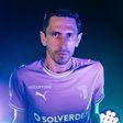 Paulo Oliveira com a nova camisola alternativa. Foto SC Braga/Instagram
