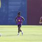 Jules Koundé nos trabalhos de pré-temporada no Barcelona
