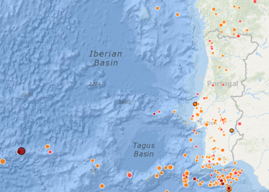 Sismo na Madeira (IPMA)