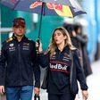 Max Verstappen à chegada ao circuito de Spa-Francorchamps, na Bélgica