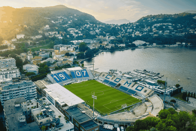 Stadio Giuseppe Sinigaglia é a casa do Como, da Serie A (Foto: Como 1907)