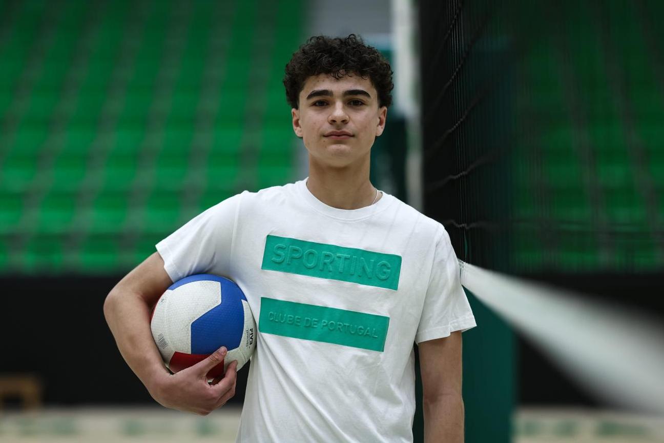 Jão Almeida é reforço para a equipa orientada por João Coelho. Foto Sporting