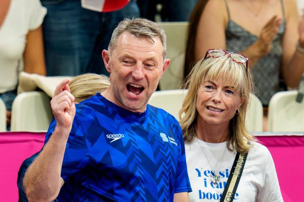 Os pais de Madeleine McCann nos Jogos da Commonweatlh, na Escócia