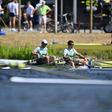 Tomás Neves e Pedro Rodrigues conseguiram ouro inédito para Portugal. Foto Benedict Tufnell/World Rowing
