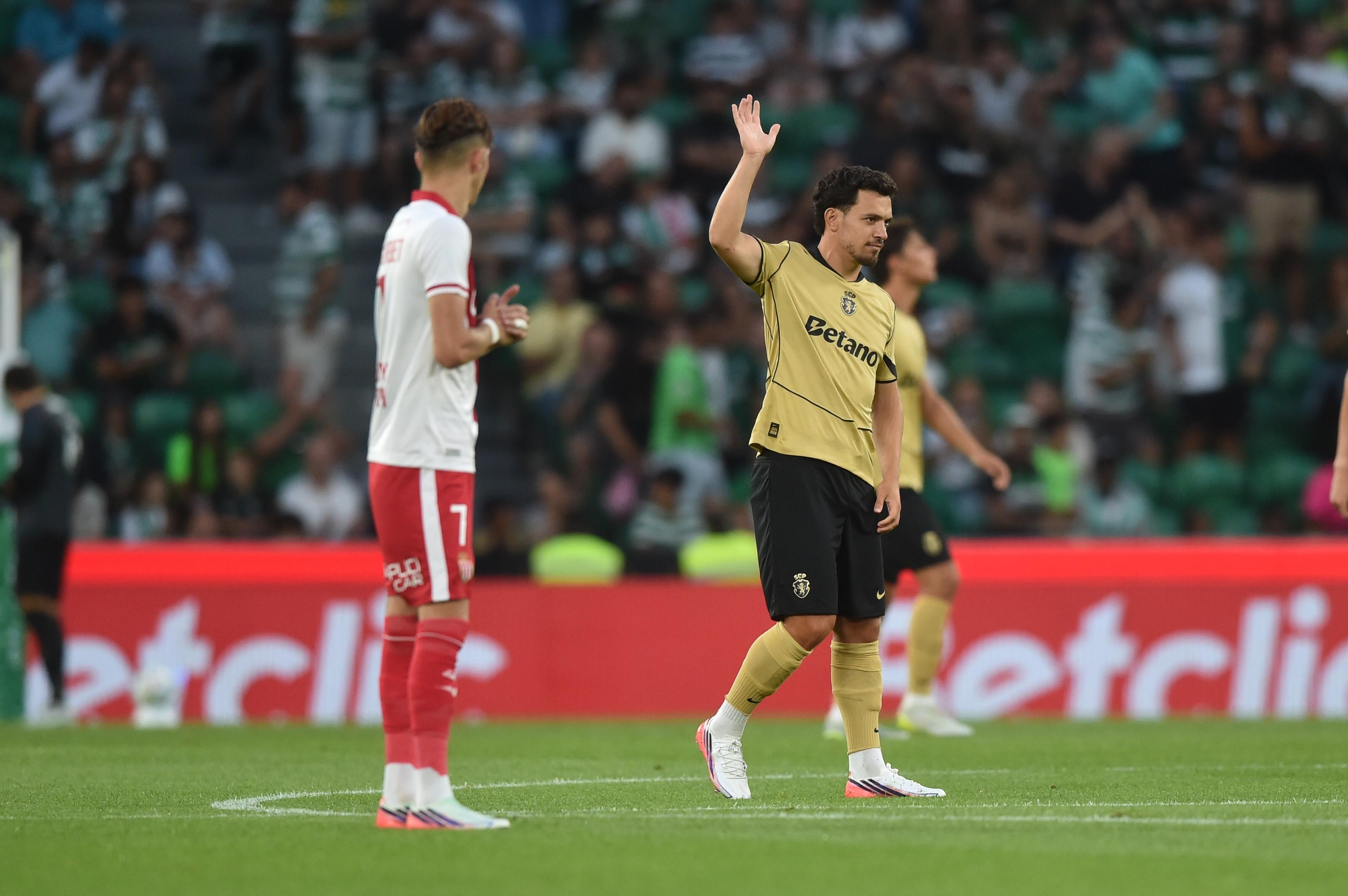 Pedro Gonçalves deve ter feito a despedida do Sporting no particular com o Monaco - Foto: Miguel Nunes