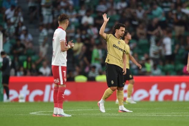 Pedro Gonçalves deve ter feito a despedida do Sporting no particular com o Monaco - Foto: Miguel Nunes