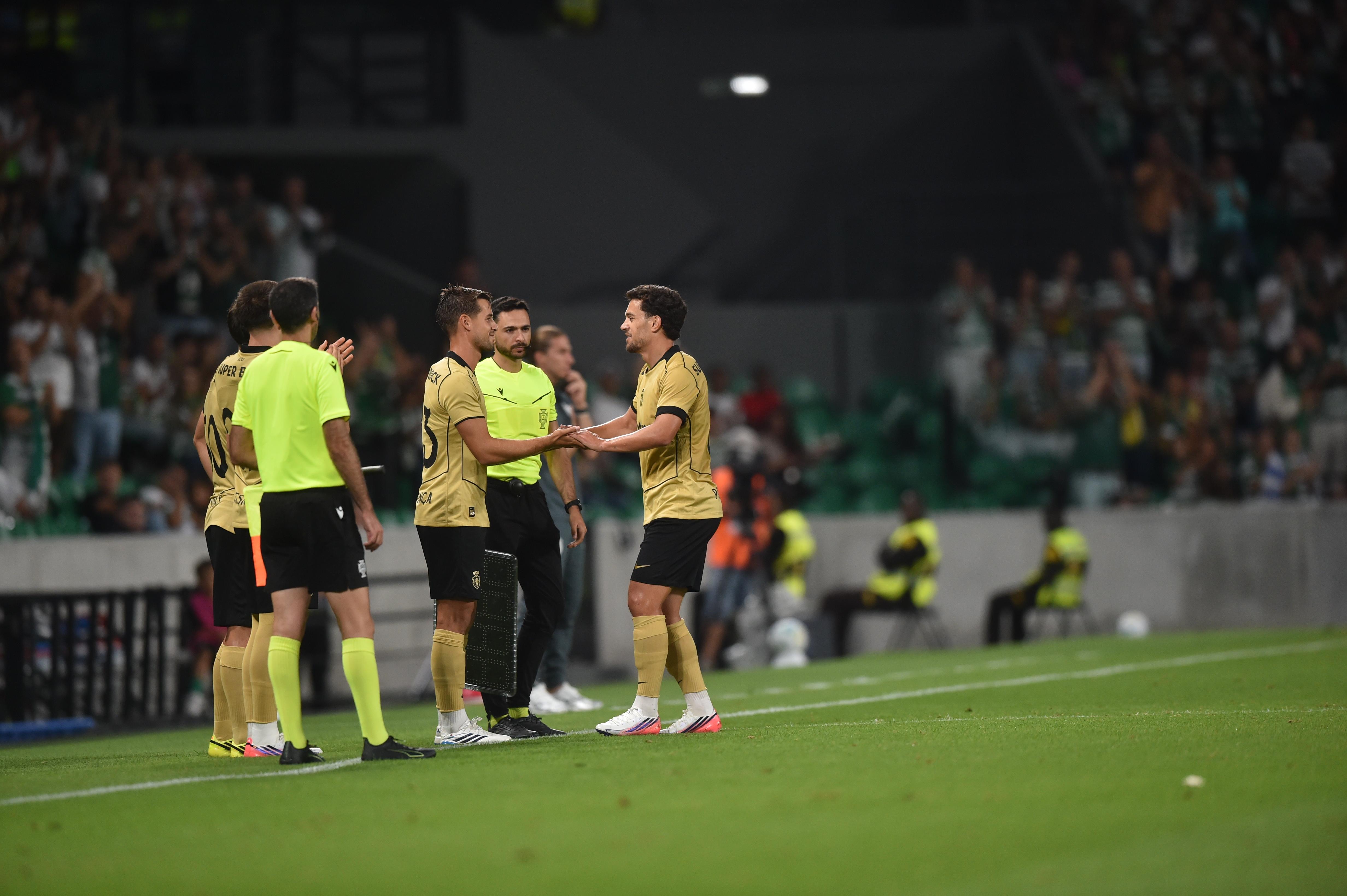 Daniel Bragança substituiu Pedro Gonçalves no provável jogo de despedida do camisola 8 pelo Sporting, diante do Monaco - Foto: Miguel Nunes