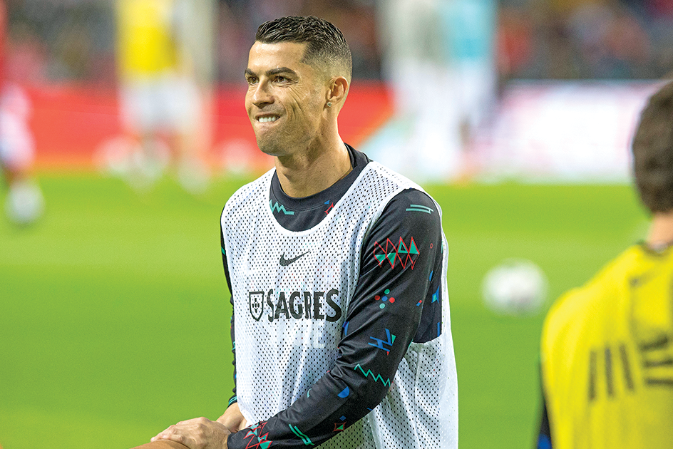 A Medicina Dentária Desportiva exige conhecimentos e competências próprias e tem sido de muita utilidade para jogadores como Cristiano Ronaldo - Foto: Imago