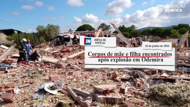 Benfica realiza sonho de menino que perdeu família e casa numa explosão