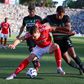 Maxi Araújo, Belotti e Matheus Reis no lance polémica da final da Taça de Portugal