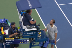 US Open: Medvedev lança caos após decisão do árbitro