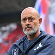 Nuno Espírito Santo durante o jogo com o Crystal Palace