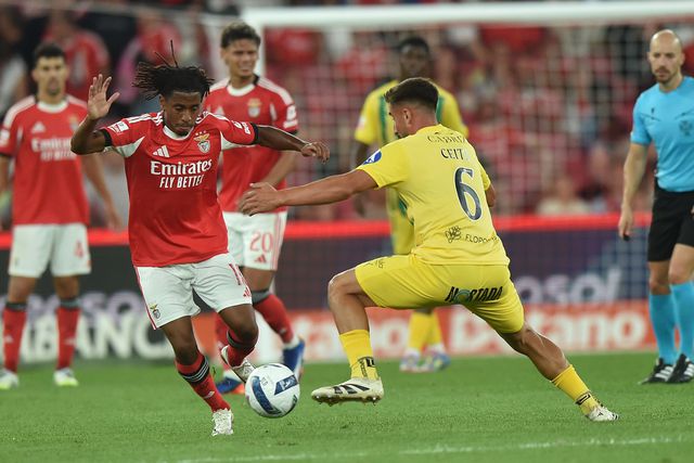 André Ceitil no Benfica-Tondela (foto: Miguel Nunes)