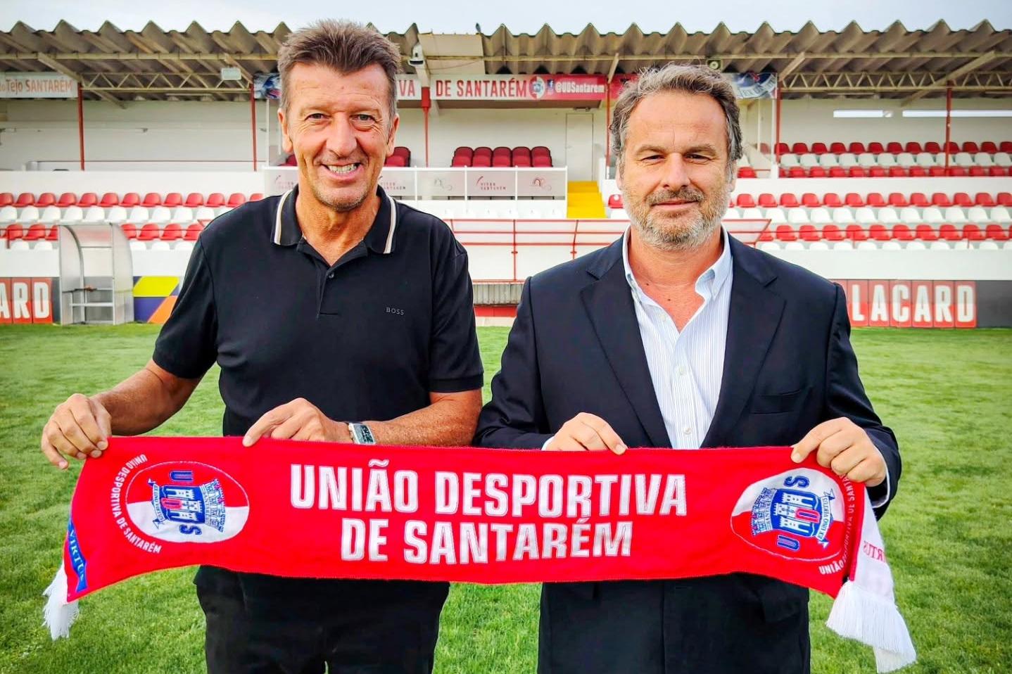 Dimas é o novo treinador dos escalabitanos - Foto: União de Santarém