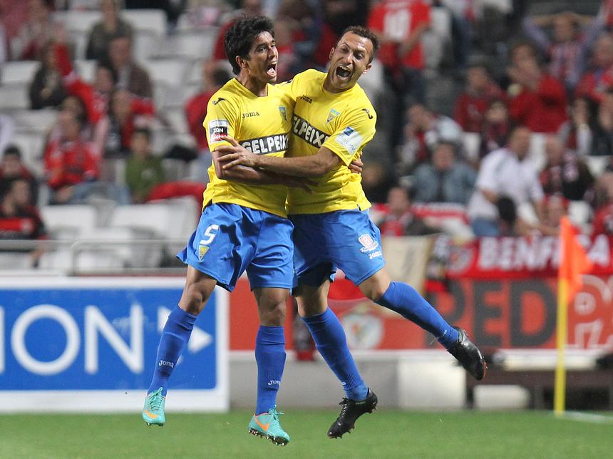 A festa do Estoril em pleno Estádio da Luz - Foto: Miguel Nunes