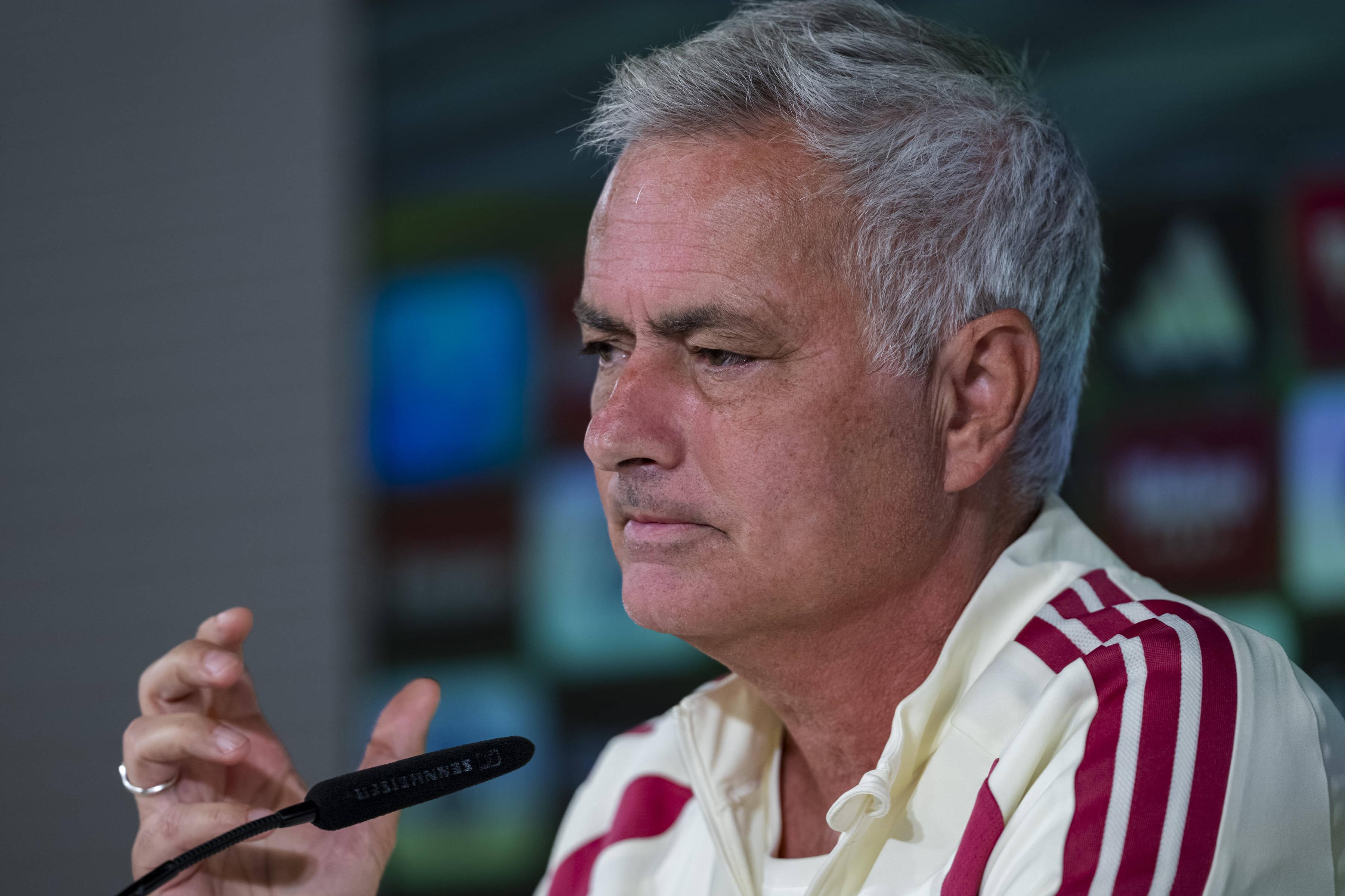 José Mourinho em conferência de imprensa no Real Madrid - foto: Imago