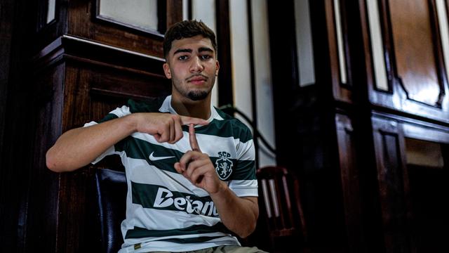 Moncef Zekri já veste a pele do leão - Foto: SPORTING CP