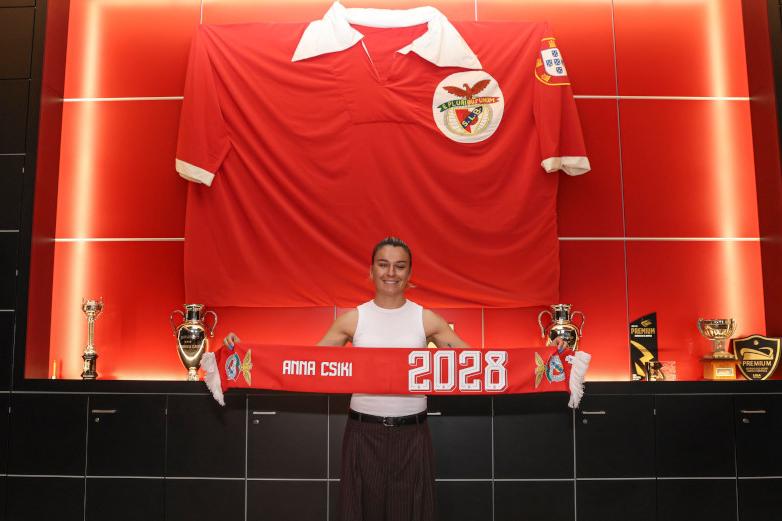 Anna Csiki assinou com as águias até 2028 - Foto: SL Benfica