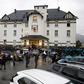 Hotel que abrigou os ciclistas da Vuelta apanhada por granizo - foto X/Movistar Team