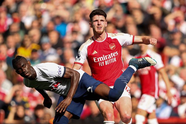 Arteta confirma lesão de Declan Rice