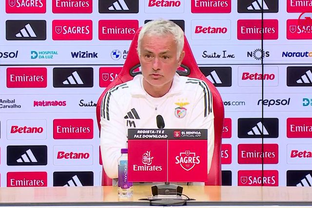 A reação de José Mourinho ao sorteio da Taça de Portugal