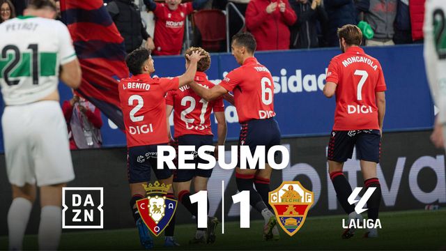 André Silva titular em Elche invencível (resumo)