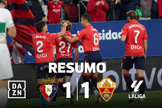 André Silva titular em Elche invencível (resumo)