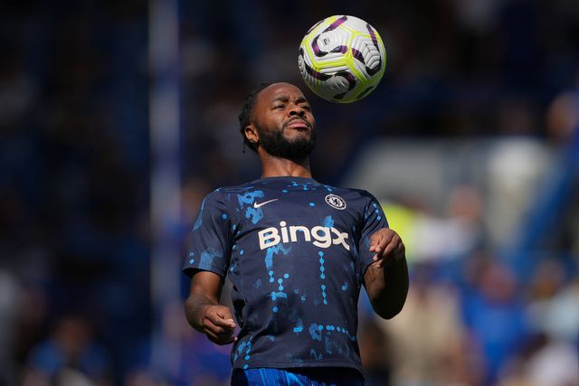 Raheem Sterling, jogador do Chelsea, mas riscado por Maresca