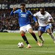 Chermiti em ação pelo Rangers diante do Genk na Liga Europa