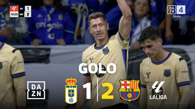 Cabeçada de Lewandowski para a reviravolta do Barcelona (vídeo)