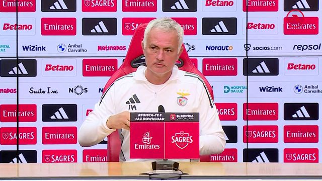 Veja aqui a conferência de Mourinho na íntegra