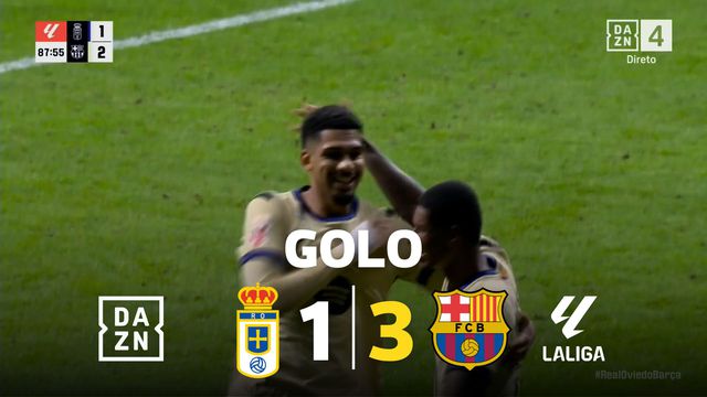 Ronald Araújo também entrou na festa do golo (vídeo)