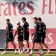 Uma surpresa no treino do Benfica