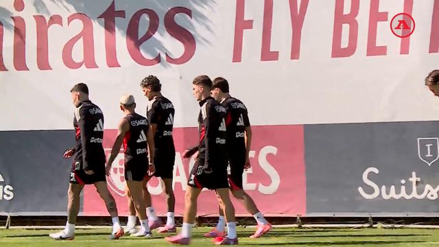 Uma surpresa no treino do Benfica