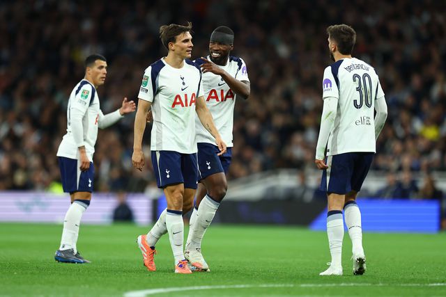 João Palhinha marcou de bicicleta o seu segundo golo pelo Tottenham