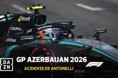 Antonelli ficou sem pneu e vida dificultada para a corrida em Baku