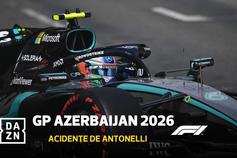 Antonelli ficou sem pneu e vida dificultada para a corrida em Baku